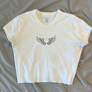 Brandy Melville Rare Heart Angel Tee
